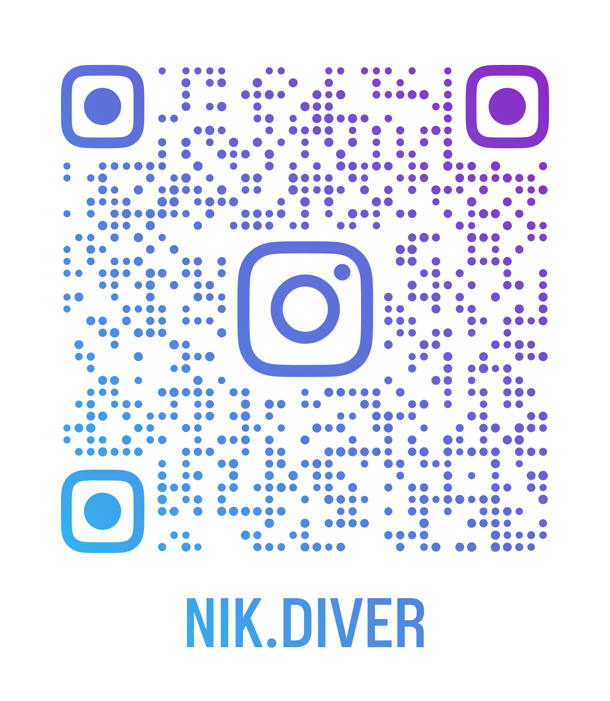 Instagram ni.diver QR code